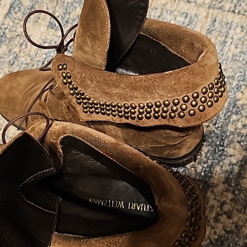 Stuart Weitzman 'Yadastud' Ankle Boot - image 6